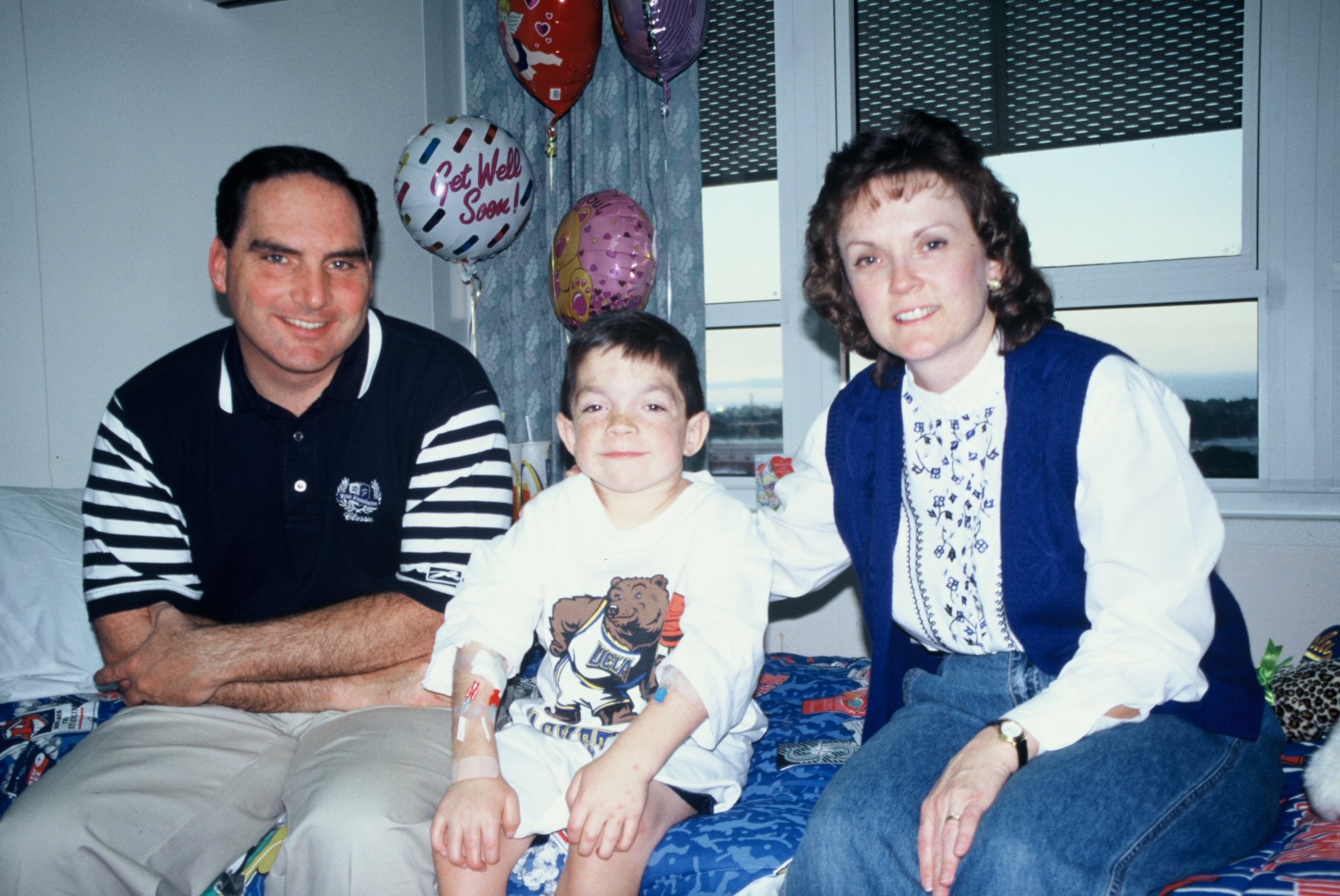Ryan Dant and his parents