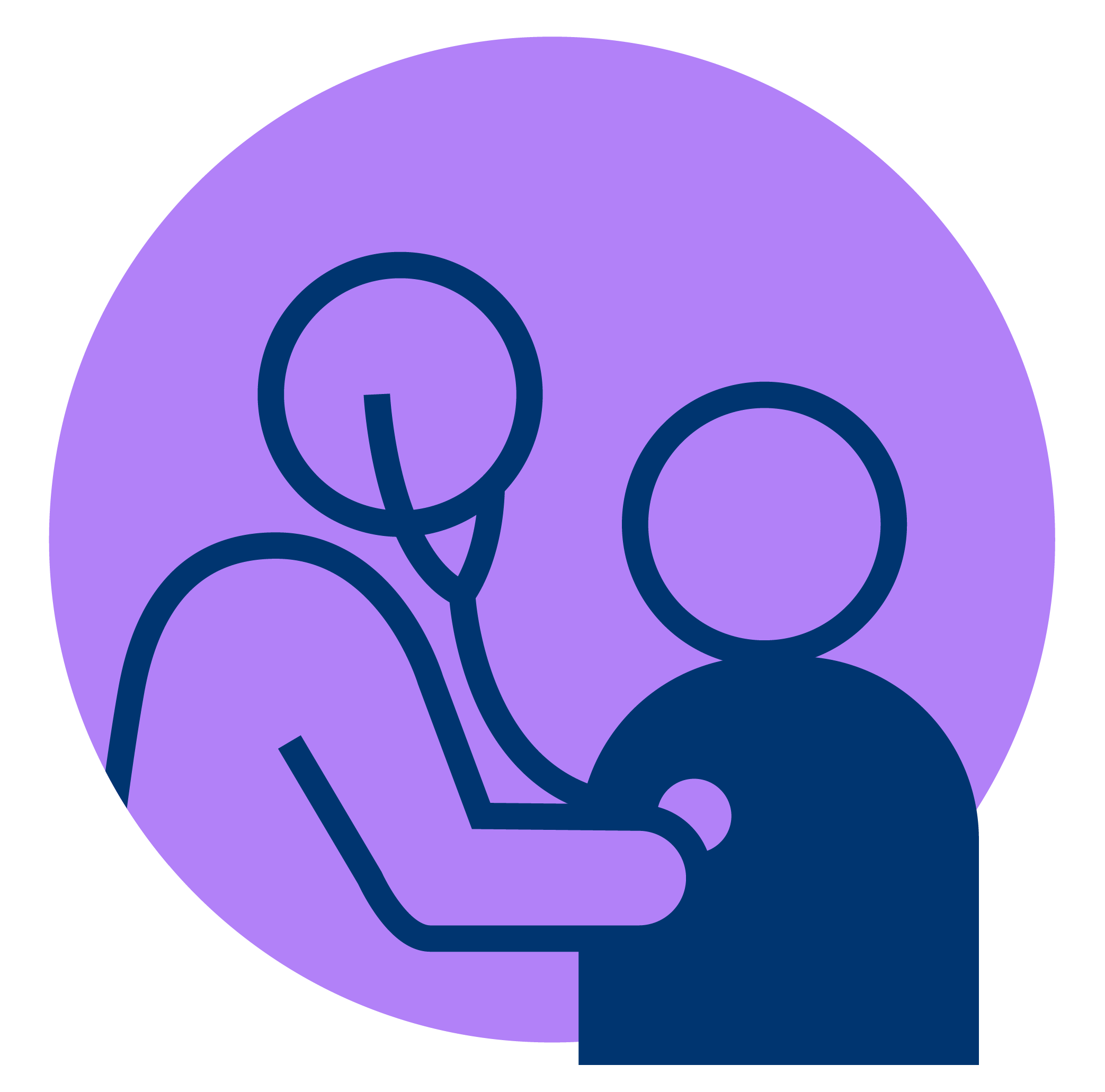 Doctor with Stethoscope Icon