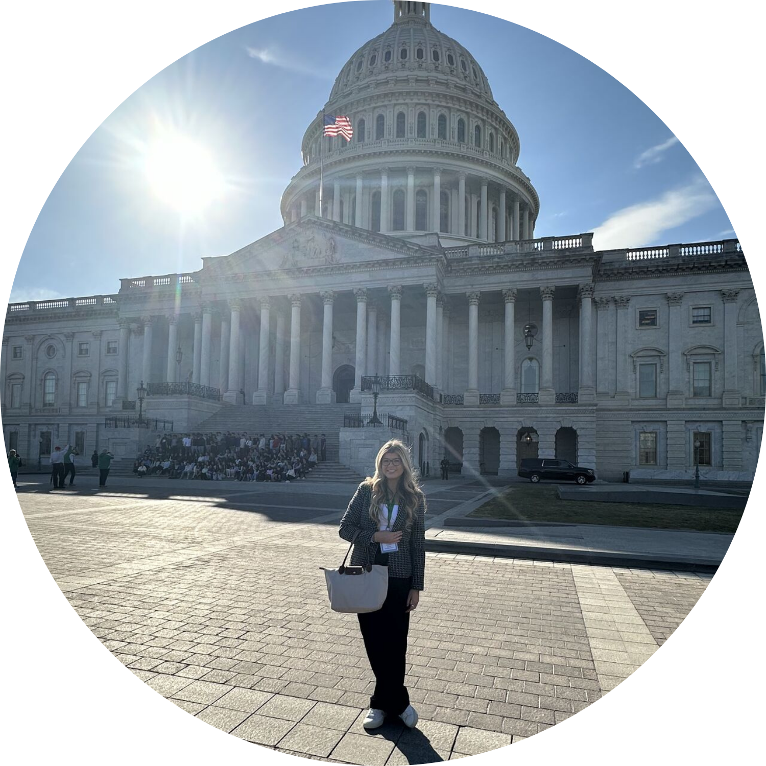 Gracie Maurer on Capitol Hill