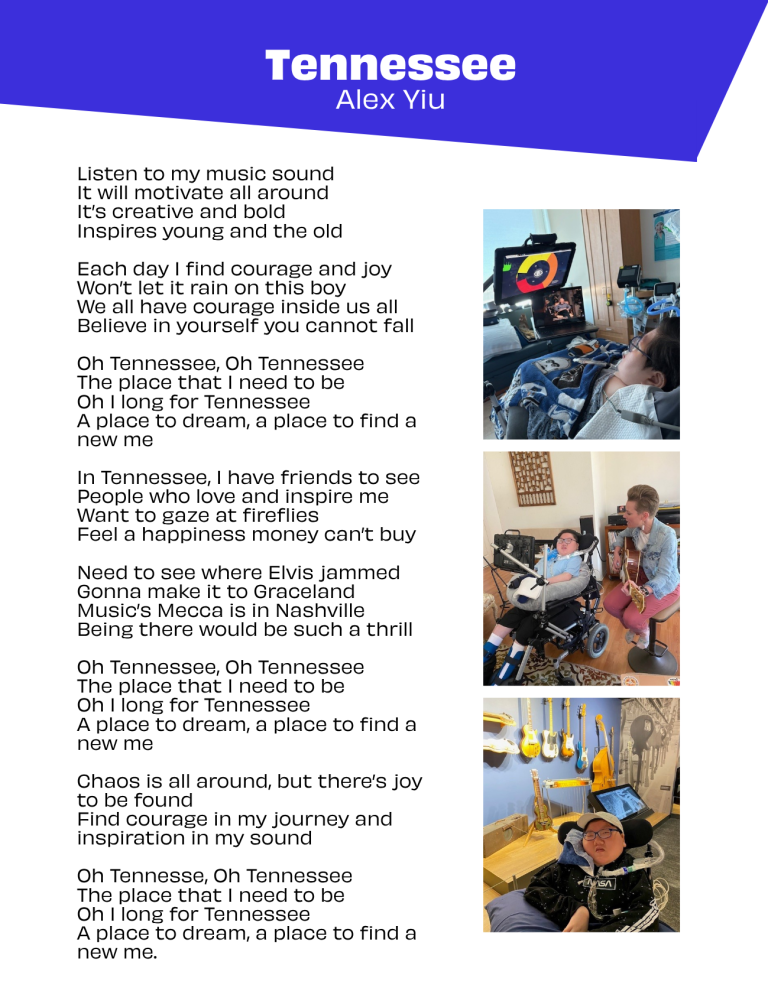 Tennessee Lyrics by Alex Yiu