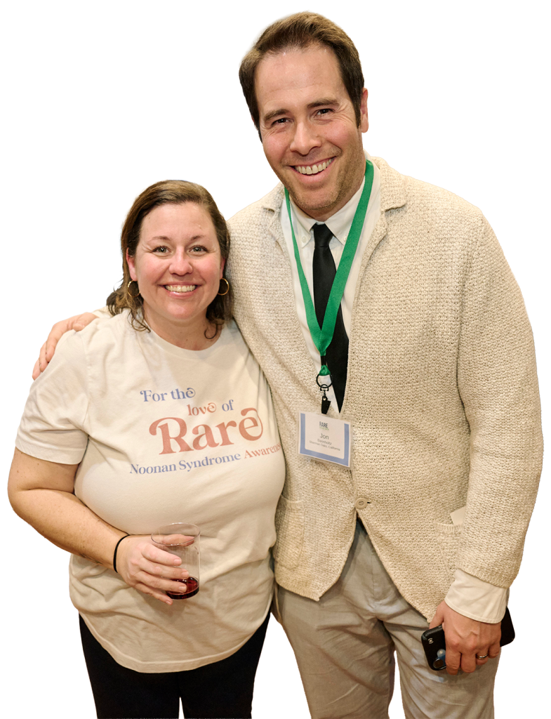 Two advocates at the Rare Disease Week Legislative Conference.
