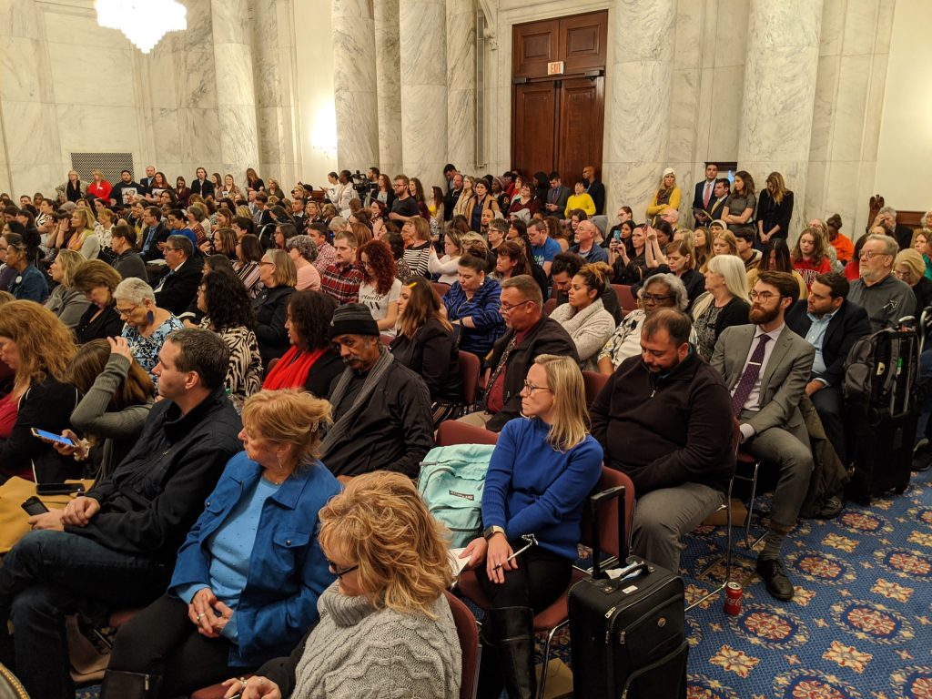 Shot of the audience during the Congressional Caucus Briefing